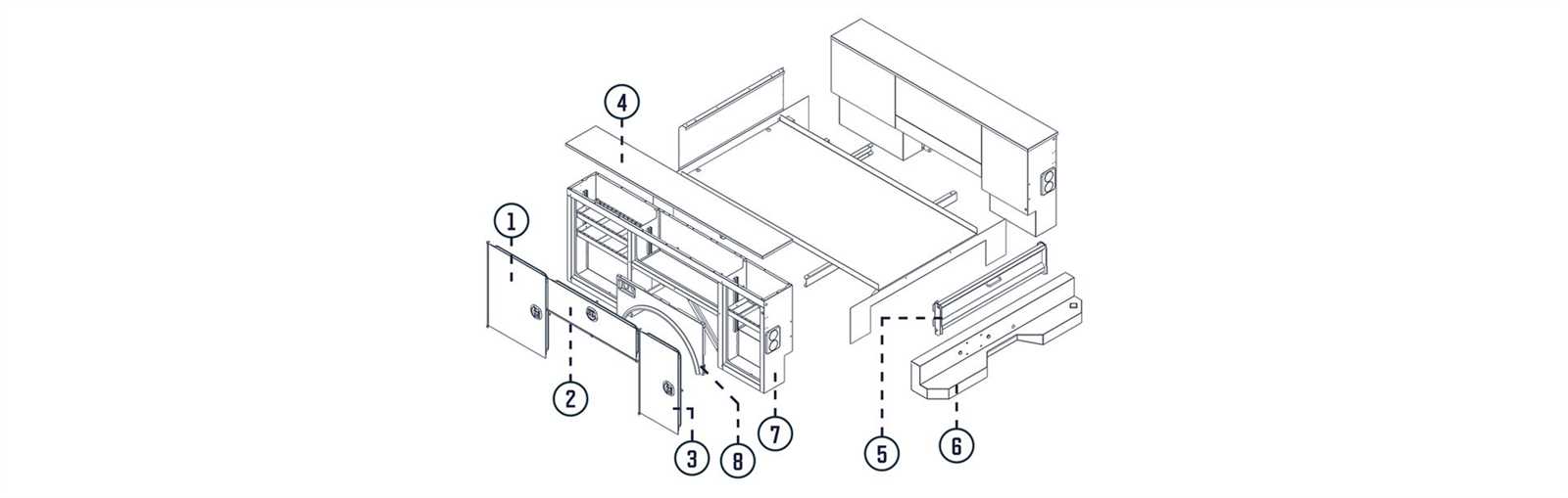 truck bed parts diagram