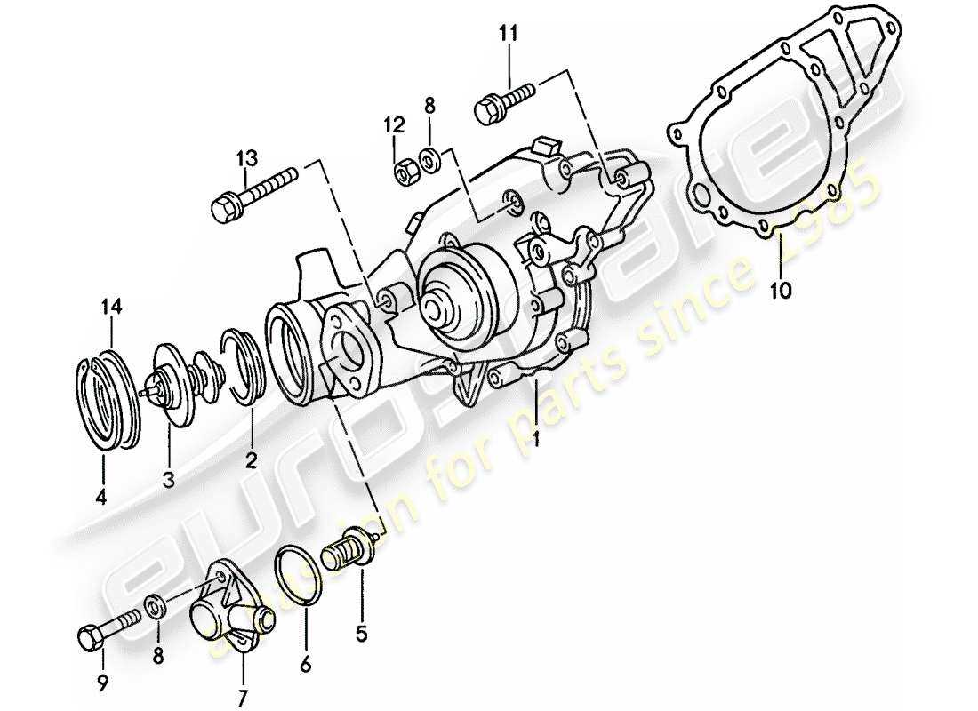 porsche 944 parts diagram