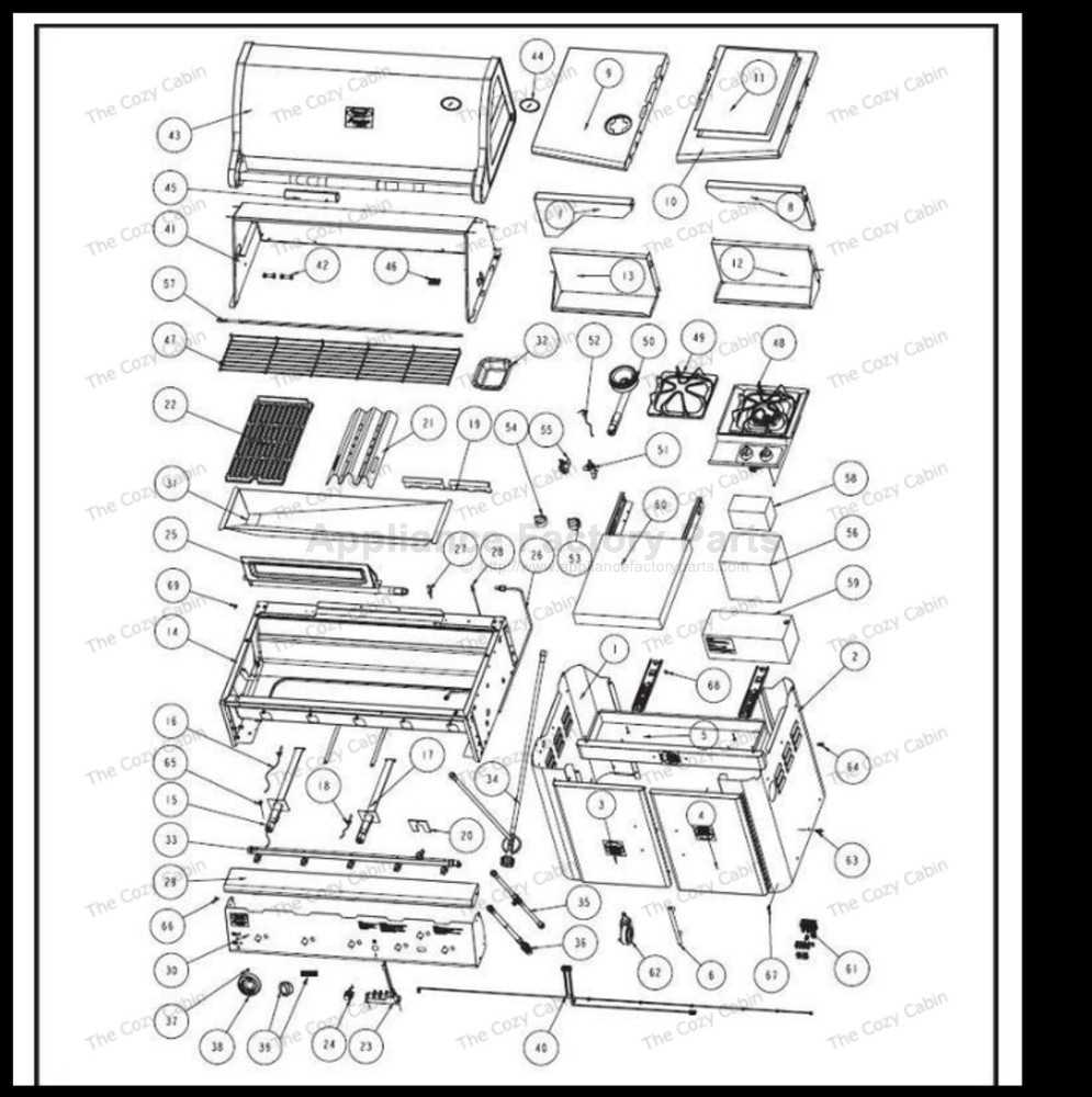 vermont castings grill parts diagram