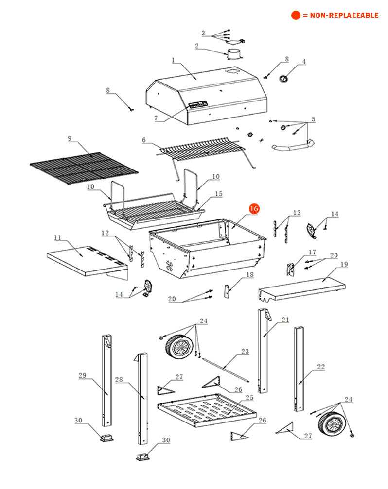 weber genesis 310 parts diagram