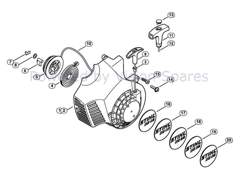 stihl bg 55 parts diagram