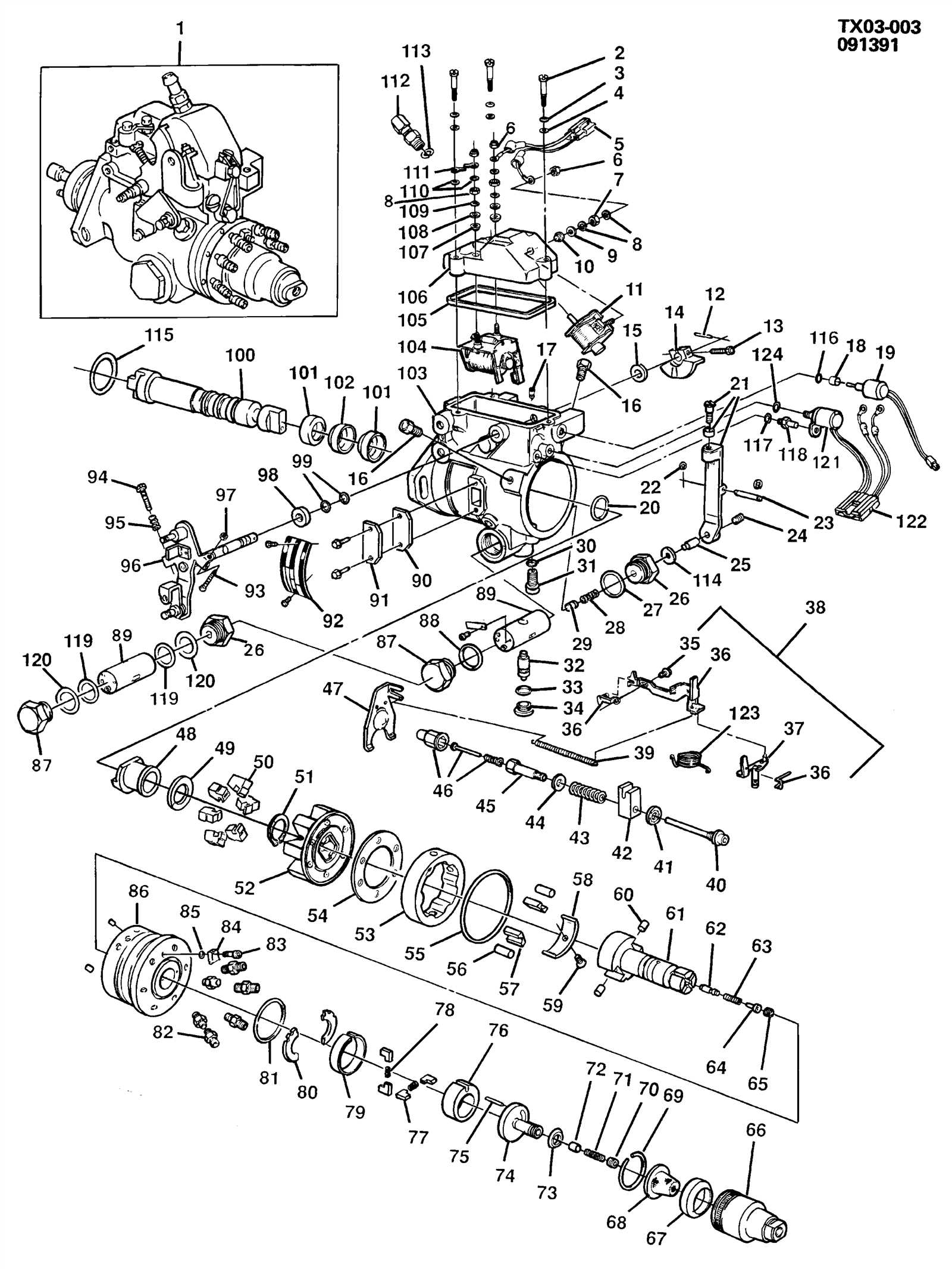 stanadyne injection pump parts diagram