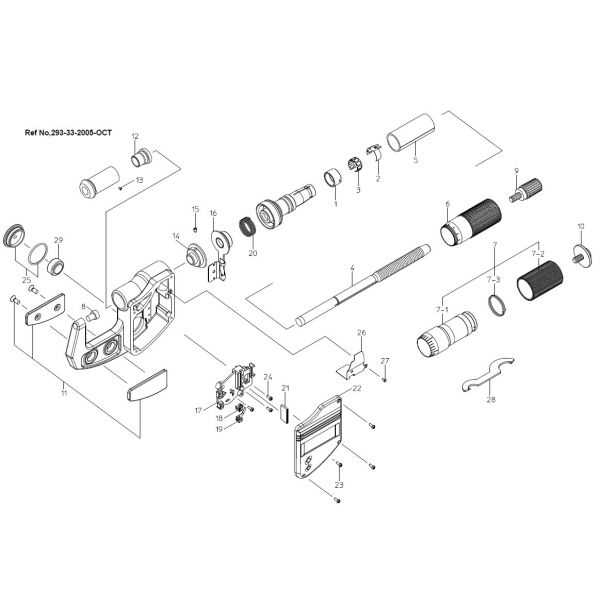 starrett micrometer parts diagram