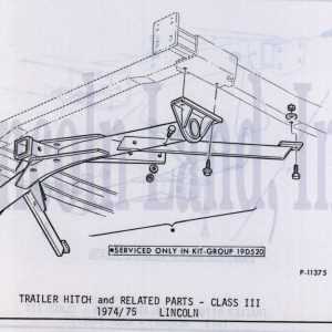 trailer hitch parts diagram