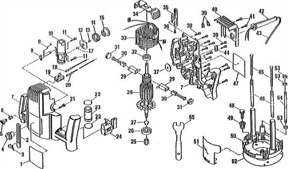 ryobi router parts diagram