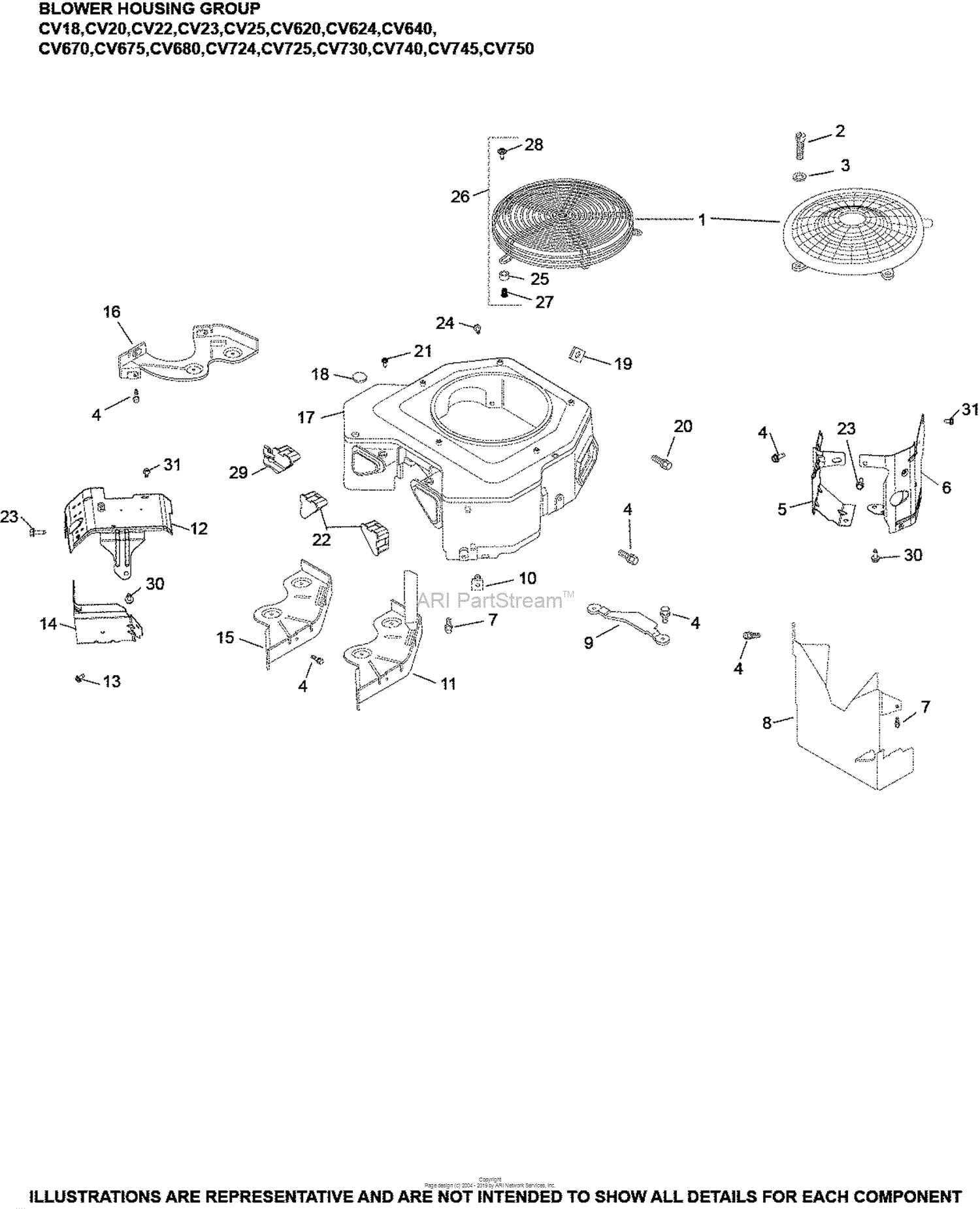 stiga parts diagrams