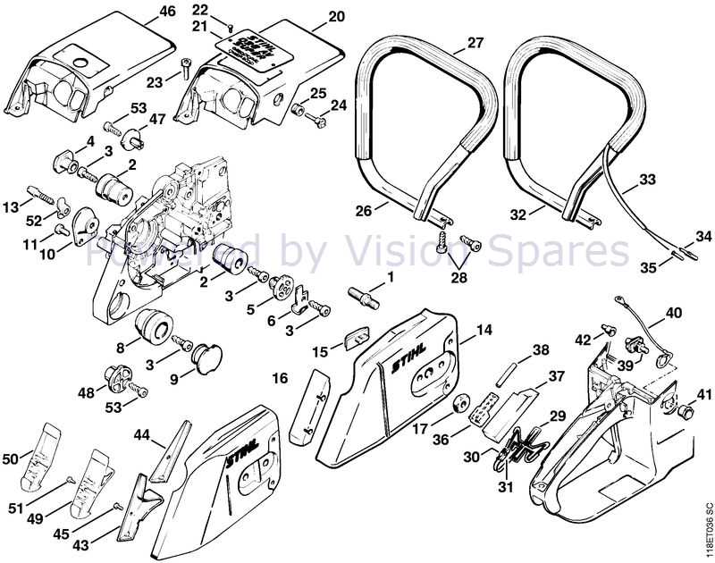 stihl 028 av parts diagram