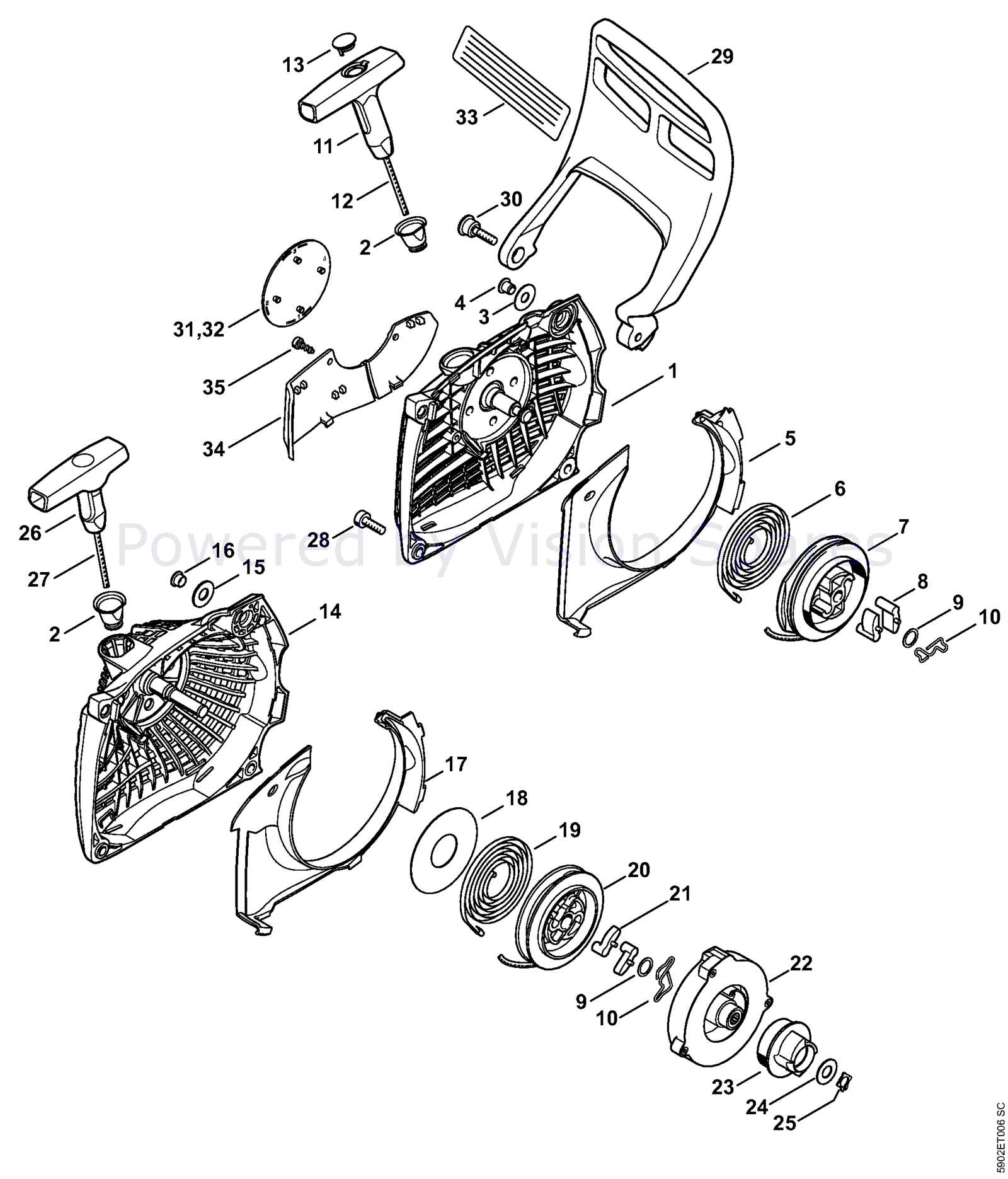 stihl 084 parts diagram