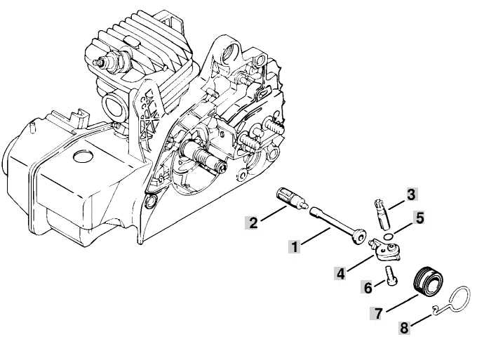 stihl 250 chainsaw parts diagram