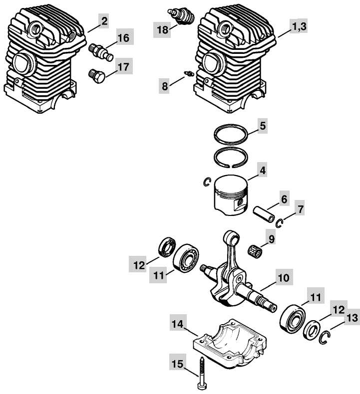 stihl 250 parts diagram