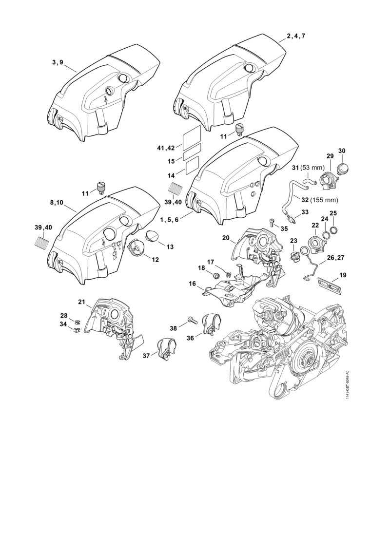 stihl 251 parts diagram