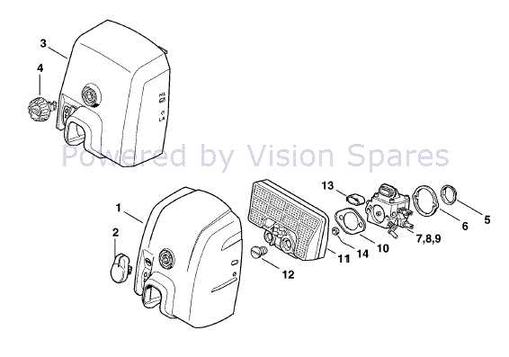 stihl 290 parts diagram