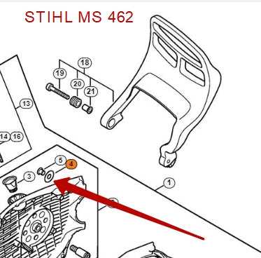 stihl 361 chainsaw parts diagram