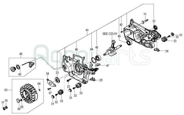 stihl 361 chainsaw parts diagram