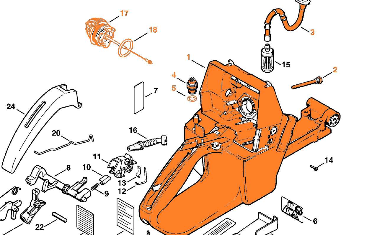 stihl 440 parts diagram