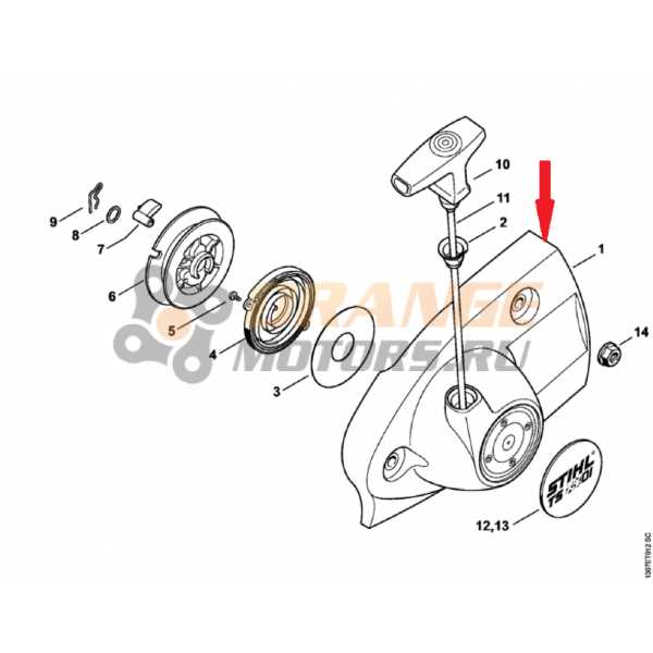 stihl 500i parts diagram