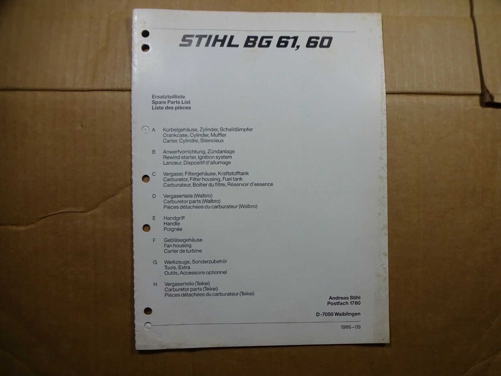 stihl bg 50 parts diagram