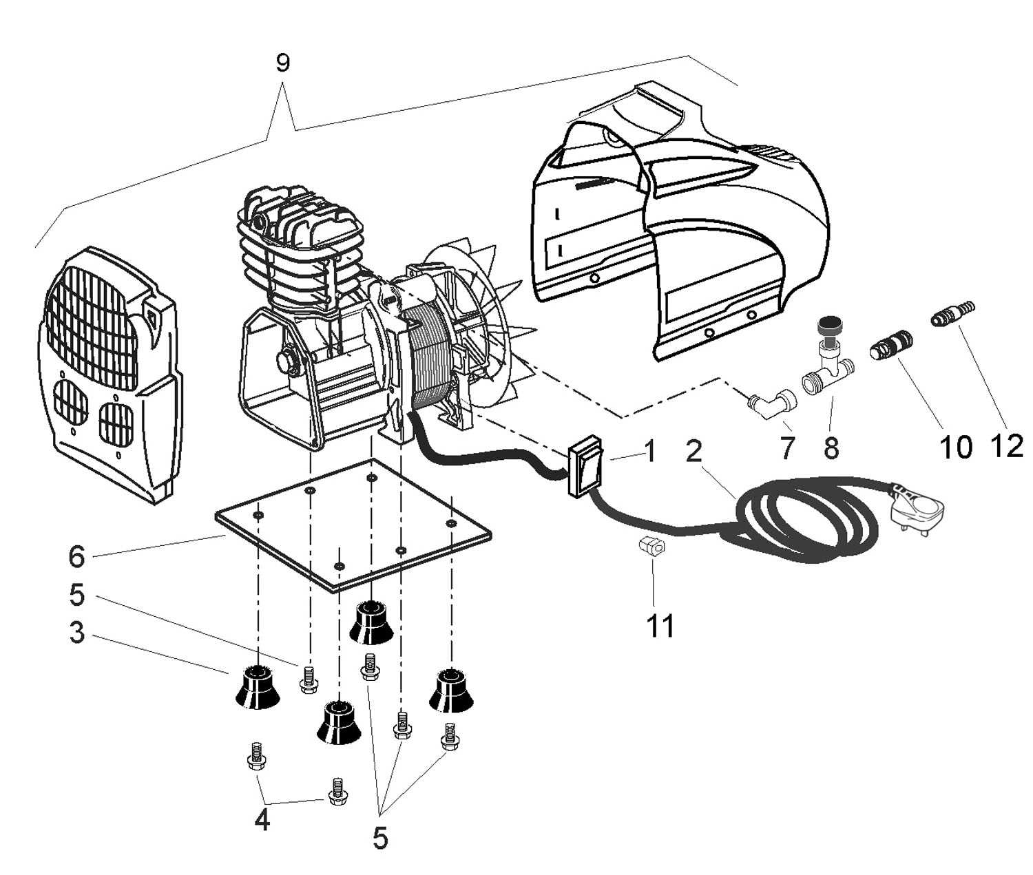 stihl bg 55 blower parts diagram