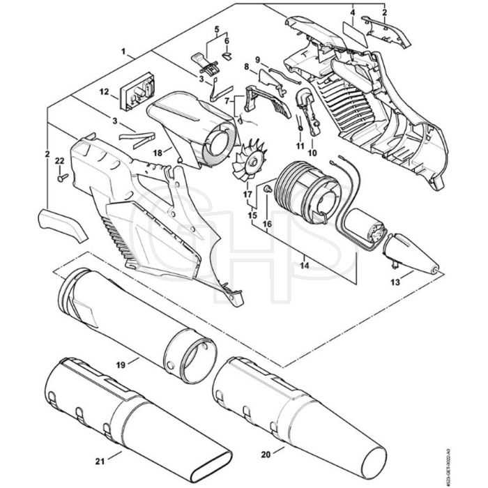 stihl bga 57 parts diagram