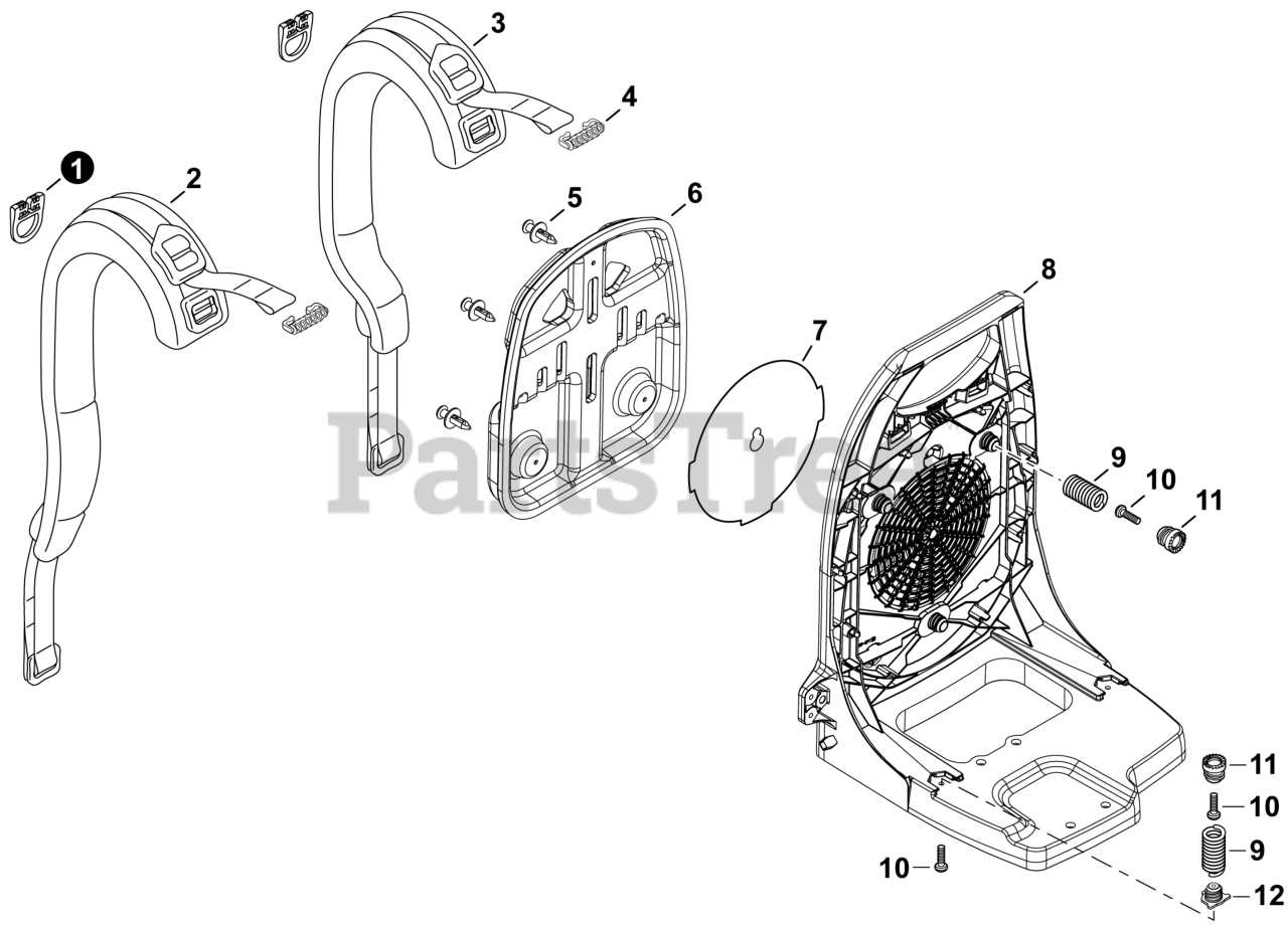 stihl br 450 parts diagram