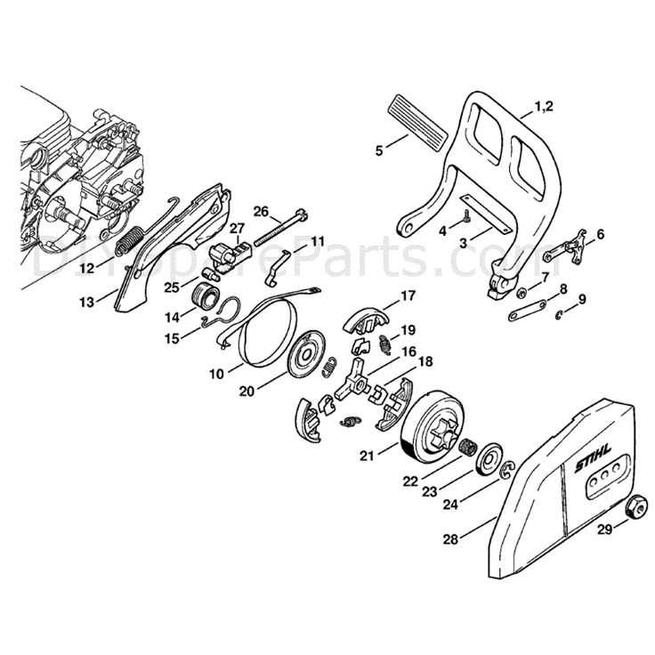 stihl chainsaw ms 271 parts diagram