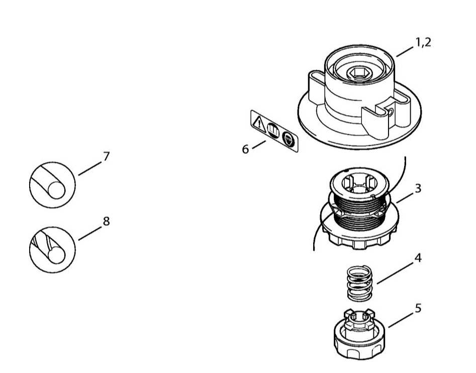 stihl fs 38 trimmer head parts diagram