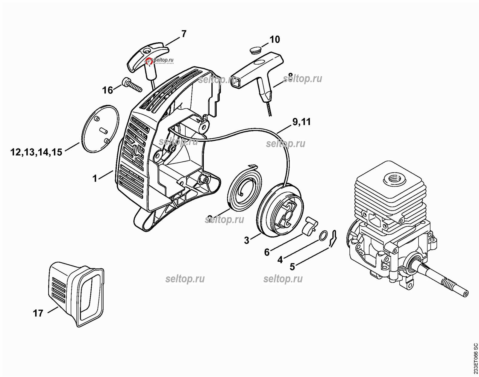 stihl fs 55 rc parts diagram