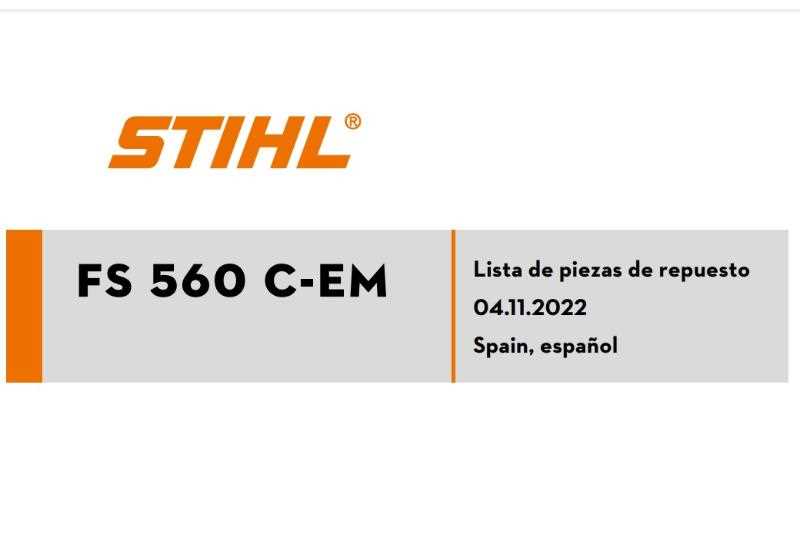 stihl fs 560 parts diagram