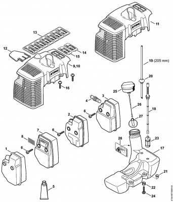 stihl fs 66 trimmer parts diagram