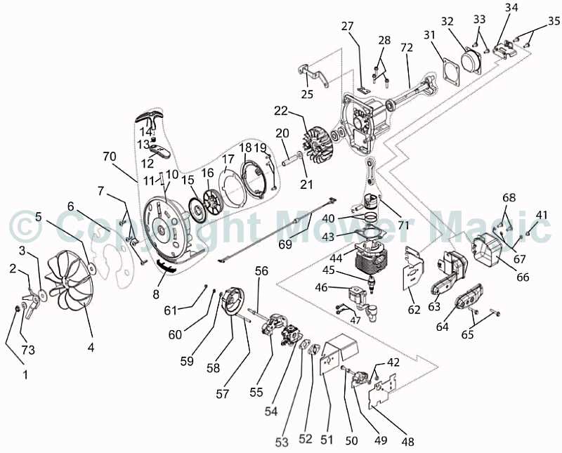 stihl fs45 trimmer parts diagram