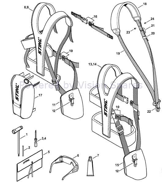 stihl fs460c parts diagram