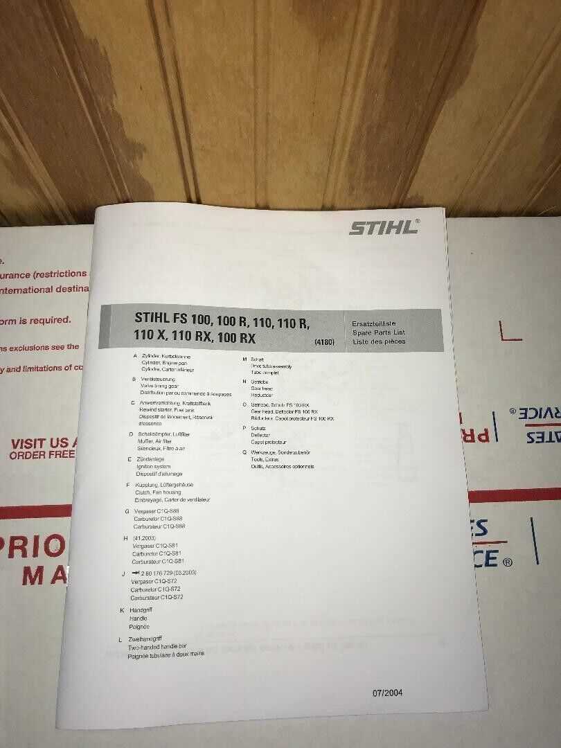 stihl fs70r parts diagram