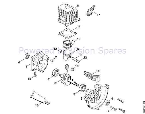 stihl fs85 pro parts diagram