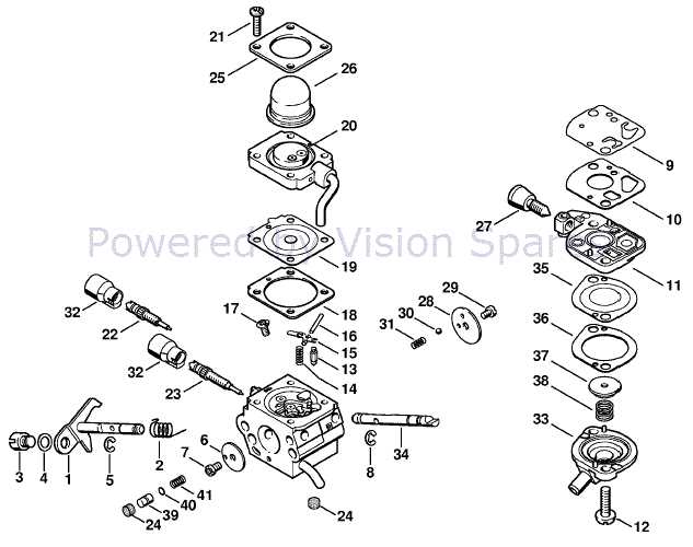 stihl fs90 weed eater parts diagram