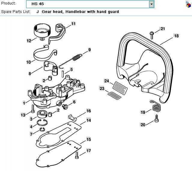 stihl fs91r trimmer parts diagram