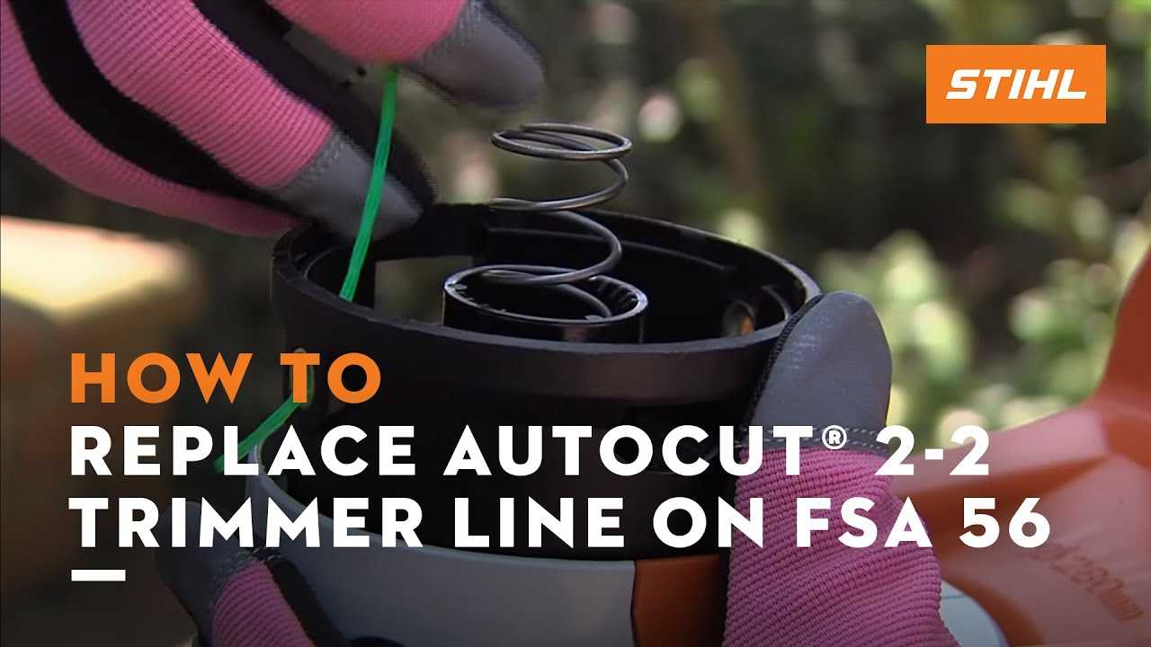 stihl fsa 56 trimmer parts diagram