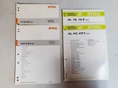 stihl hl 100 parts diagram