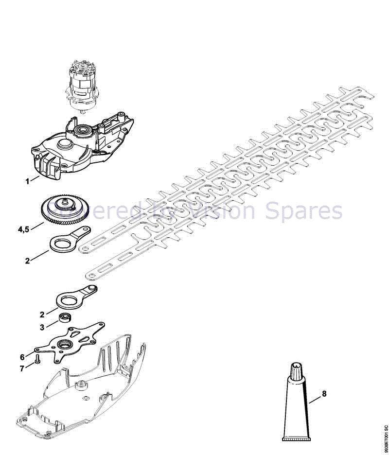 stihl hla 65 parts diagram