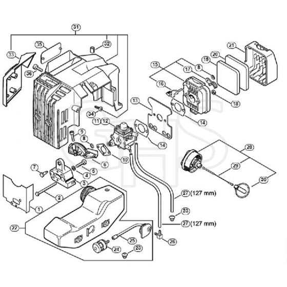 stihl hs 80 parts diagram