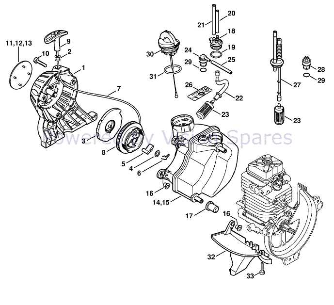 stihl km110r parts diagram