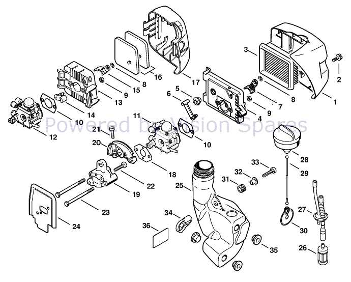 stihl mm55 tiller parts diagram