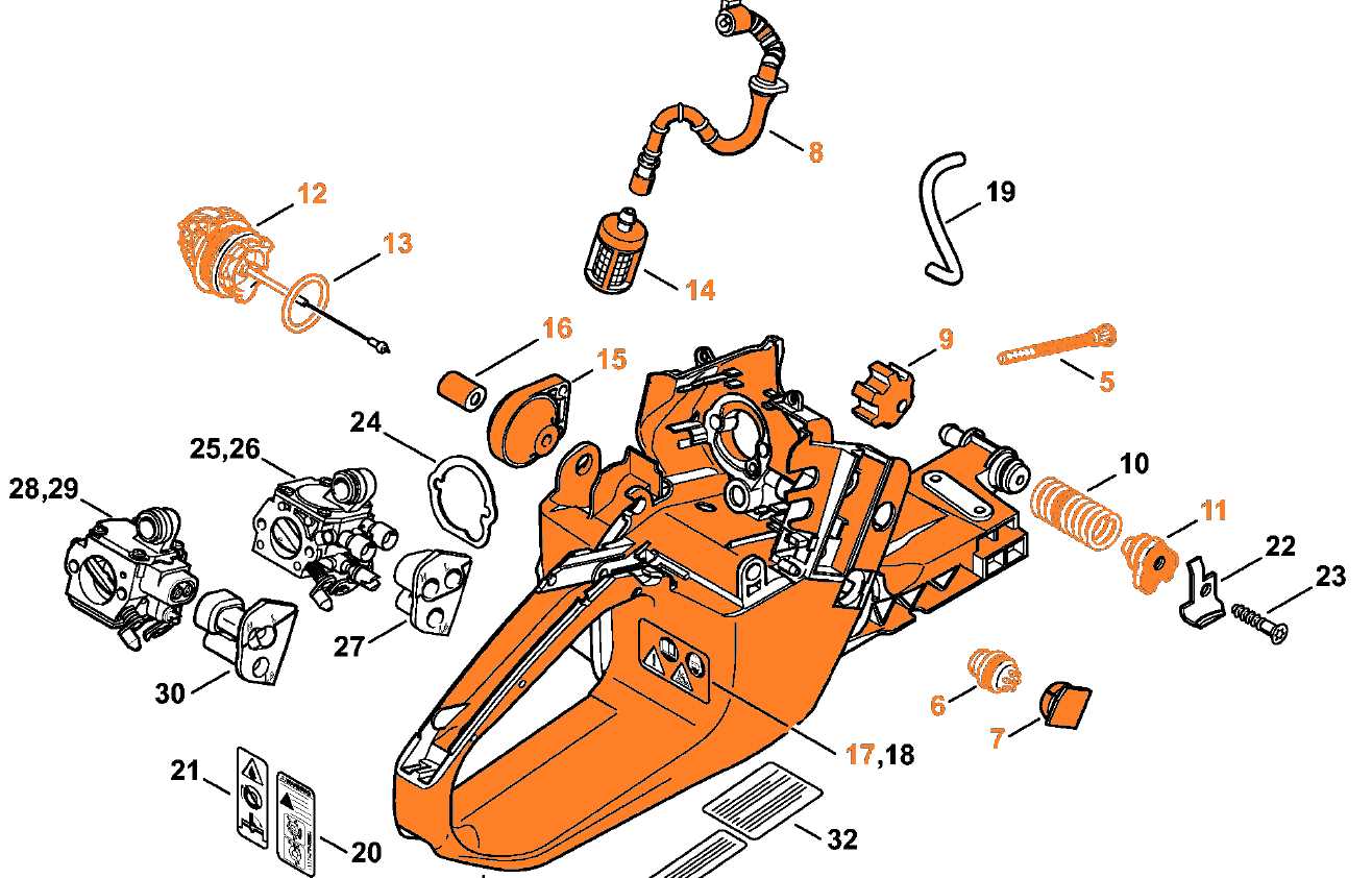 stihl ms 251 parts diagram