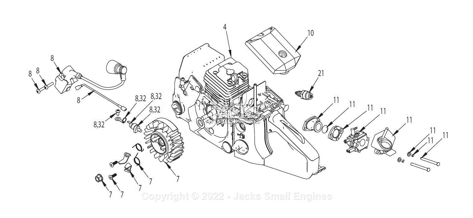 stihl ms170 chainsaw parts diagram