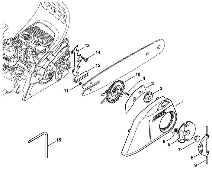 stihl ms211 parts diagram