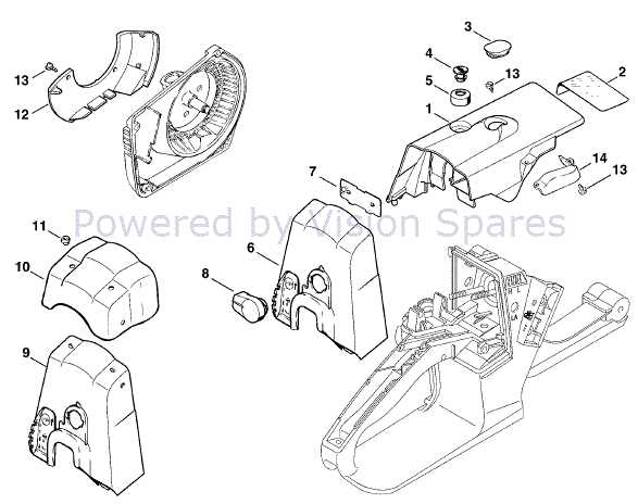 stihl ms260 pro chainsaw parts diagram