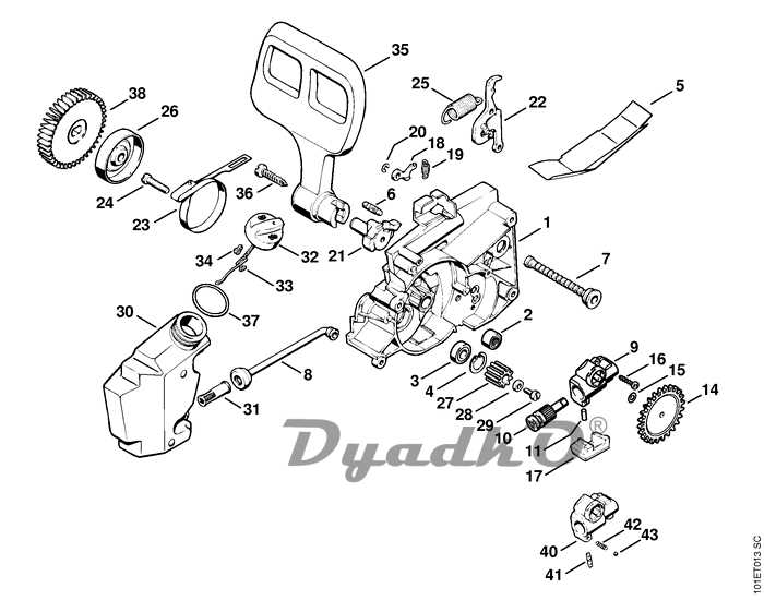 stihl ms290 parts diagram