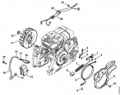 stihl ms391 parts diagram