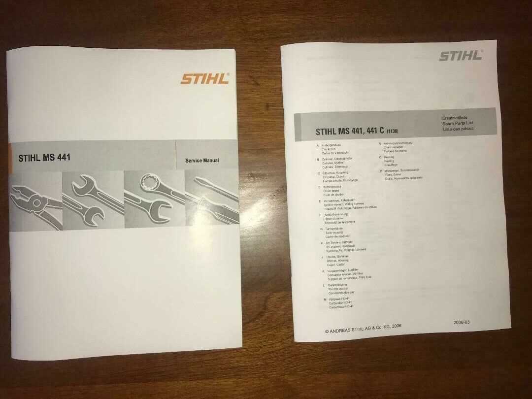 stihl ms440 parts diagram