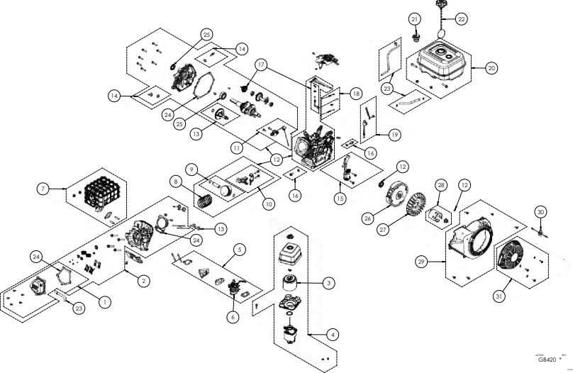 stihl pressure washer parts diagram