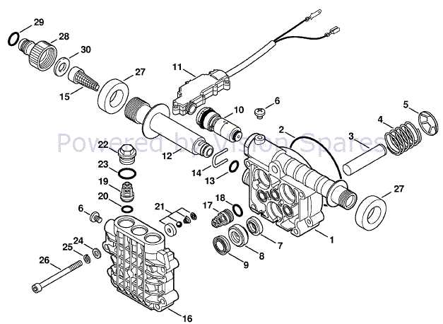 stihl pressure washer parts diagram